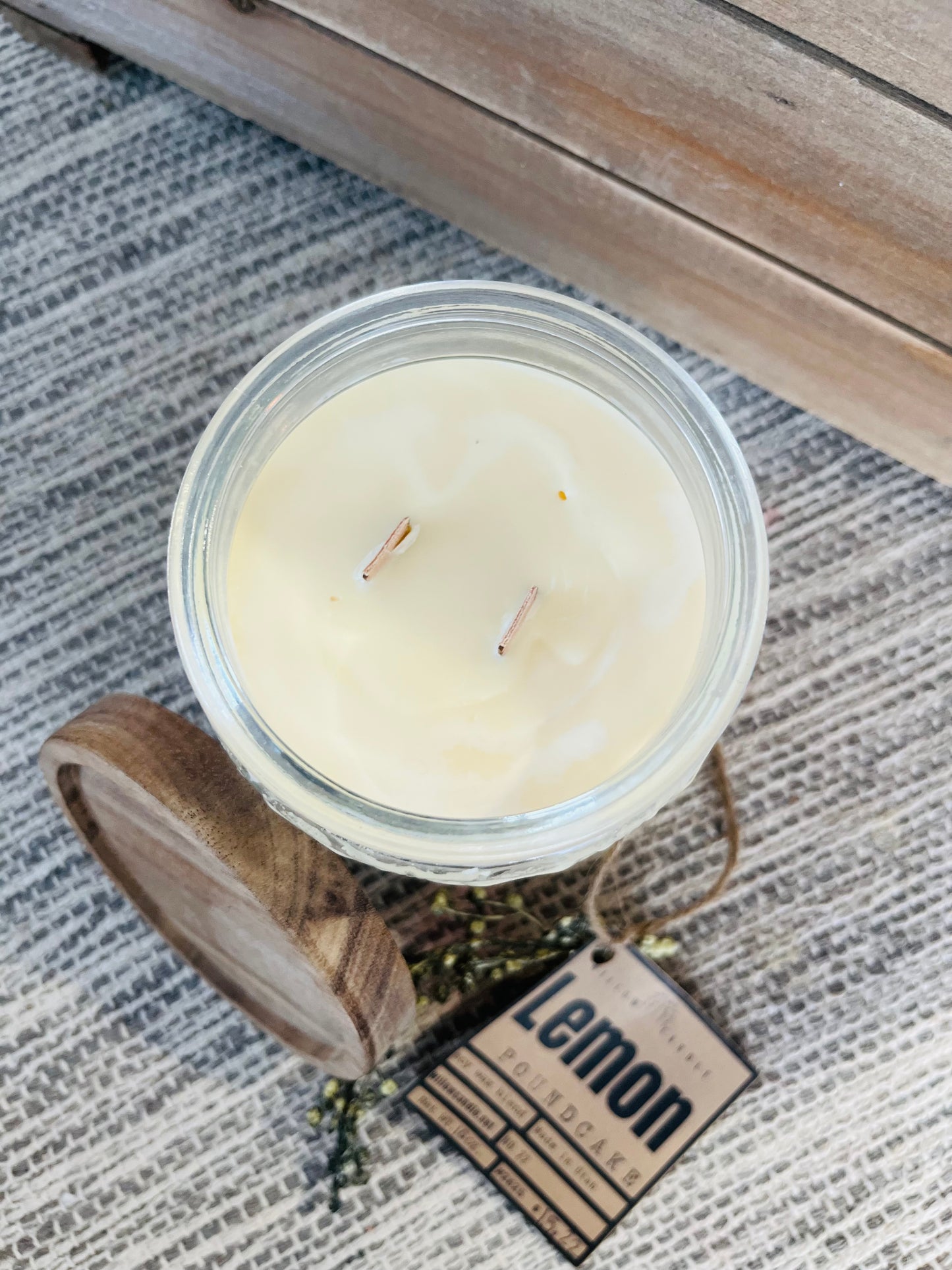 Lemon Poundcake soy wax candle