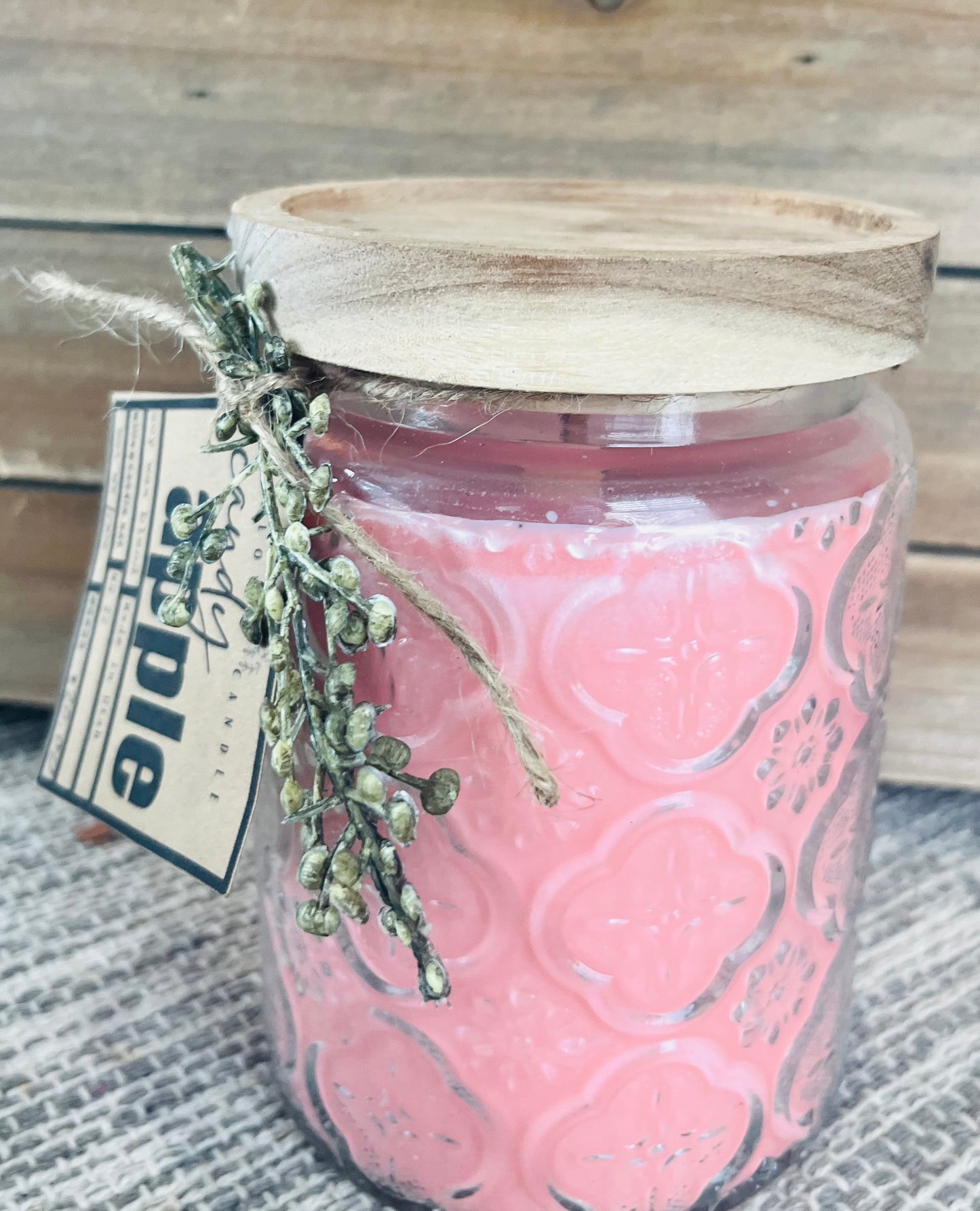 Candy Apple soy wax candle